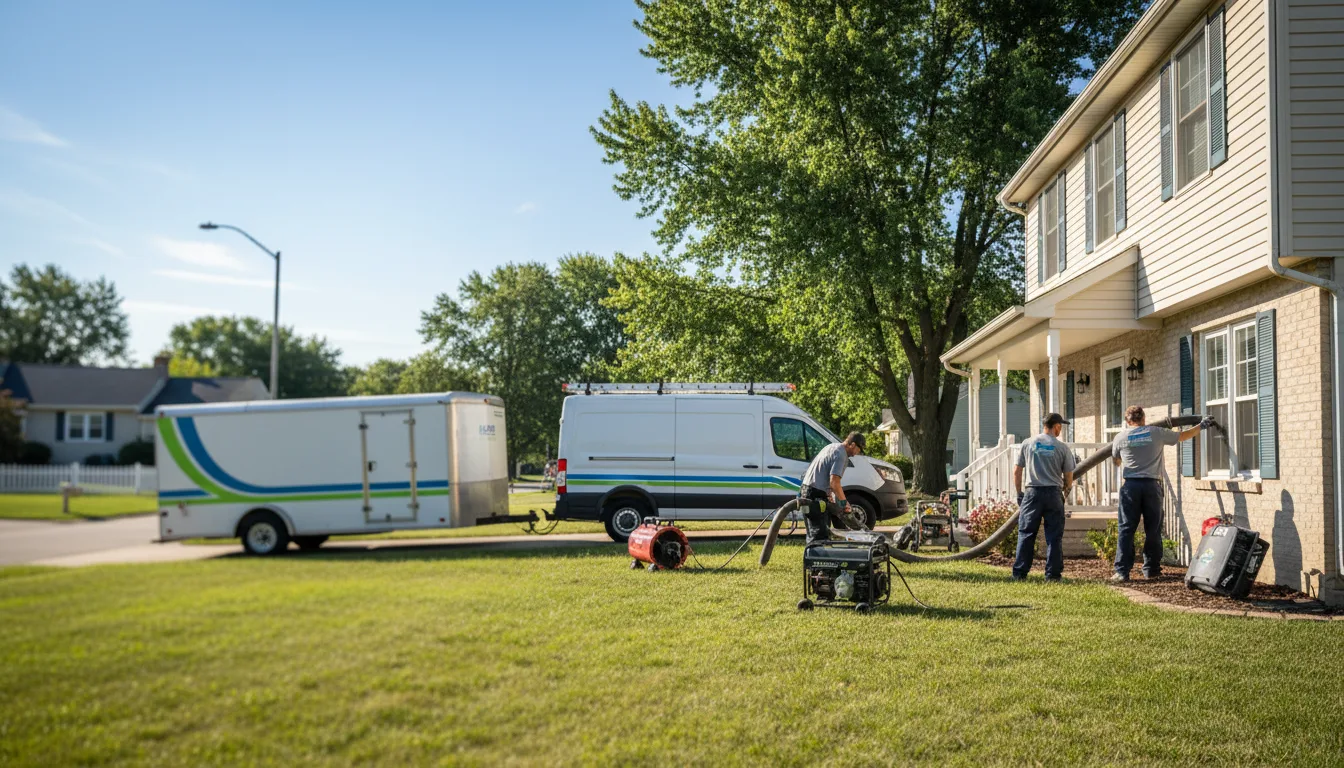 Flooded Basement Restoration And Cleanup With Repair in Kingsford, MI near me